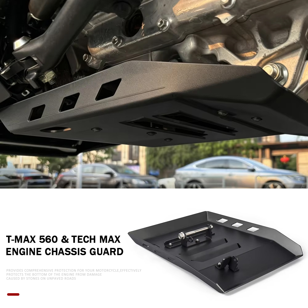 Tech Accessories - TMAX560 2025 2026 อุปกรณ์เสริมรถจักรยานยนต์ใหม่ แผ่นกันกระแทก ป้องกันโครงรถ