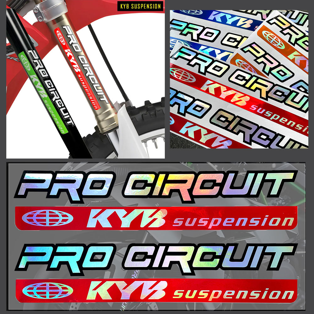 Xmax Tech Max Accessories - Rainbow KYB Racing Suspension Shock อุปกรณ์เสริมรถจักรยานยนต์สติ๊กเกอร์รูปลอกสําหรับ