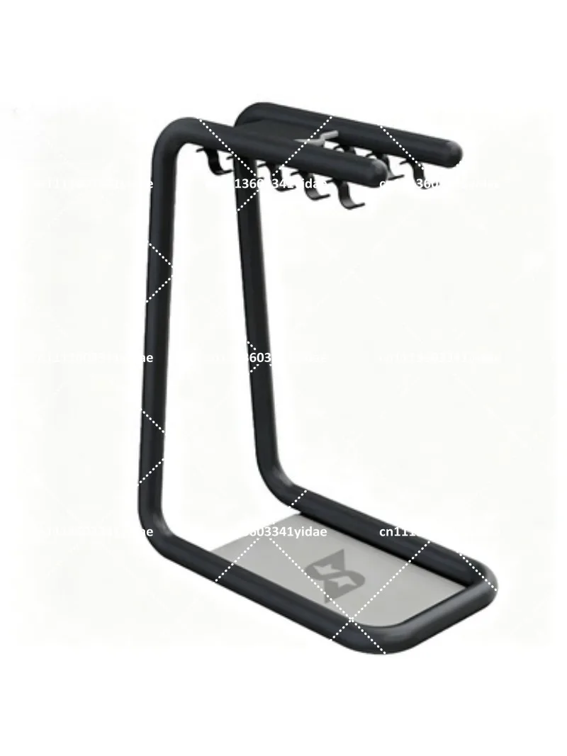 Tech Accessories - ชั้นวางของสแตนเลสสำหรับบาร์ยกน้ำหนักแบบตรง อุปกรณ์เสริมสำหรับการฝึกฟิตเนส อุปกรณ์จัดเก็บอุปกรณ์ยิม