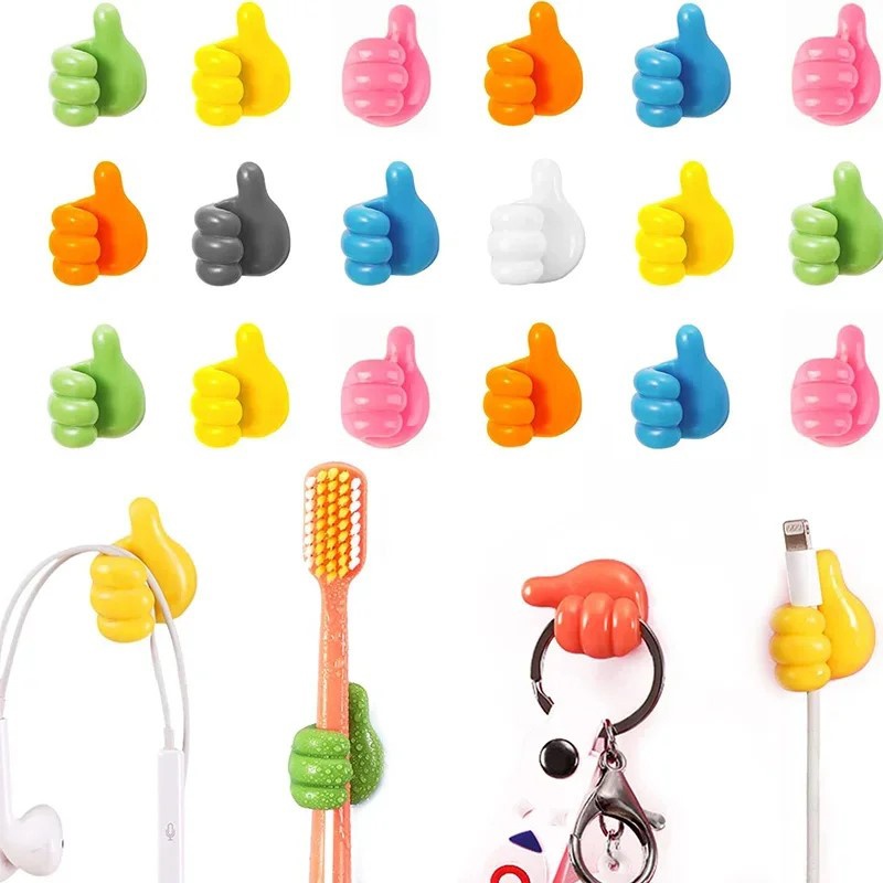 Desk Cable Clip - ที่เก็บสายเคเบิลแบบติดผนัง 1-10 ชิ้น ตัวเก็บสาย USB สายไฟ
