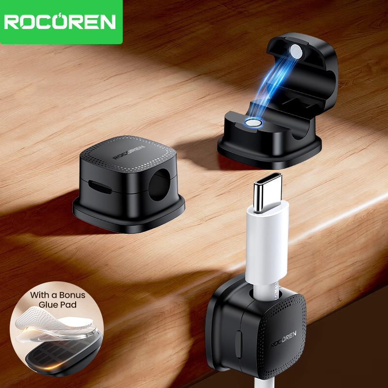 ROCOREN 30 ชิ้น คลิปหนีบสายแม่ - Desk Cable Clip บทวิจารณ์และราคา