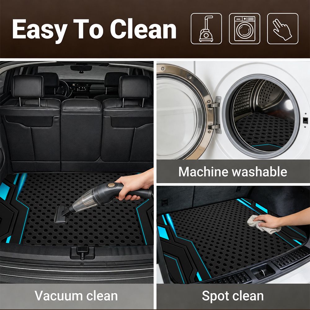 แผ่นรองท้ายรถสีน้ำเงินเทคโนโลย - Universal Tech Accessories บทวิจารณ์และราคา