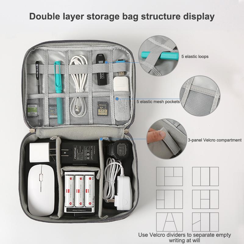 กระเป๋าเก็บอุปกรณ์ตัดผม 1 ชิ้น - Tech Accessories Organizer บทวิจารณ์และราคา