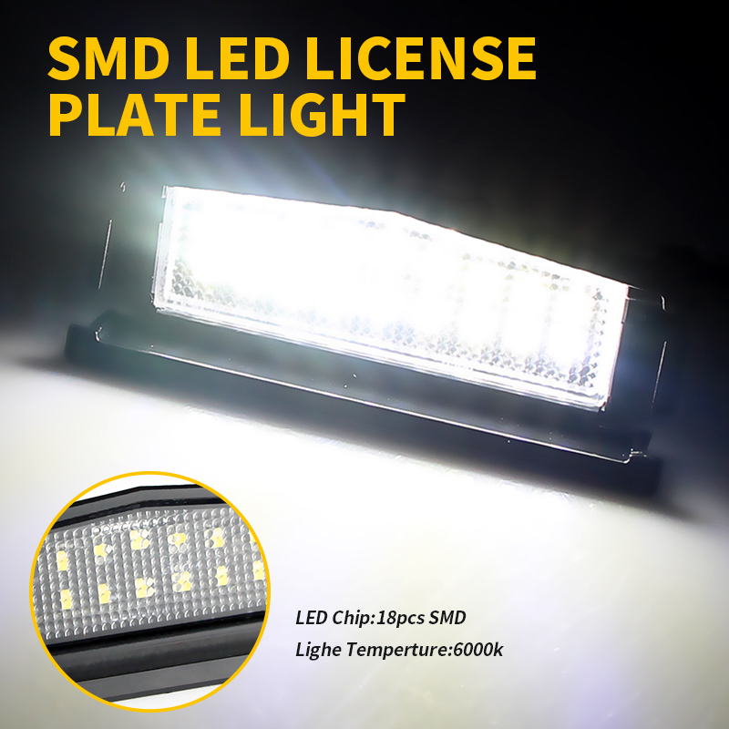 ไฟส่องป้ายทะเบียน LED สีขาว 2  - Tech Computer Accessories บทวิจารณ์และราคา