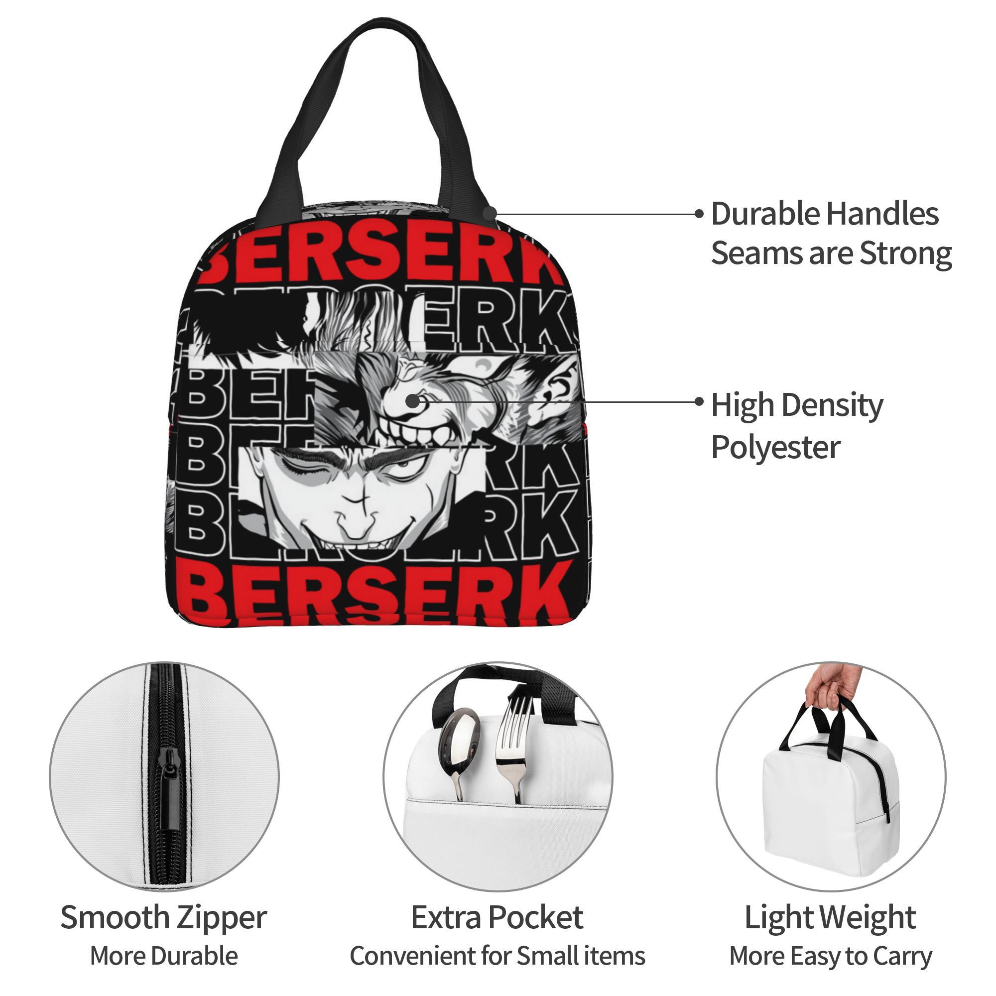 B-Berserks กระเป๋าใส่อาหารกลาง - Tech Accessories Organizer บทวิจารณ์และราคา