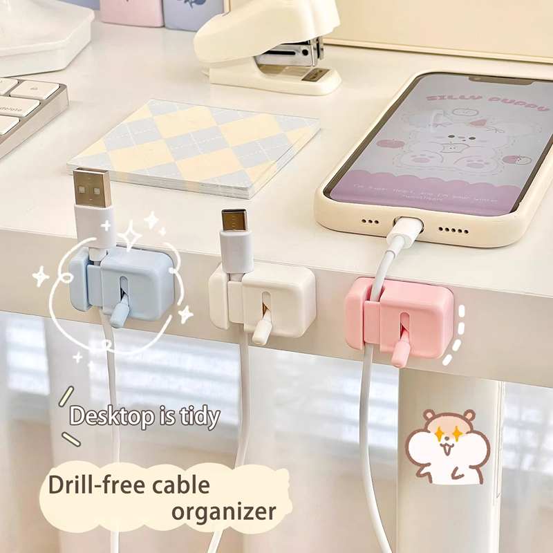 คลิปจัดการสายเคเบิลสำหรับโต๊ะ  - Desk Cable Clip บทวิจารณ์และราคา