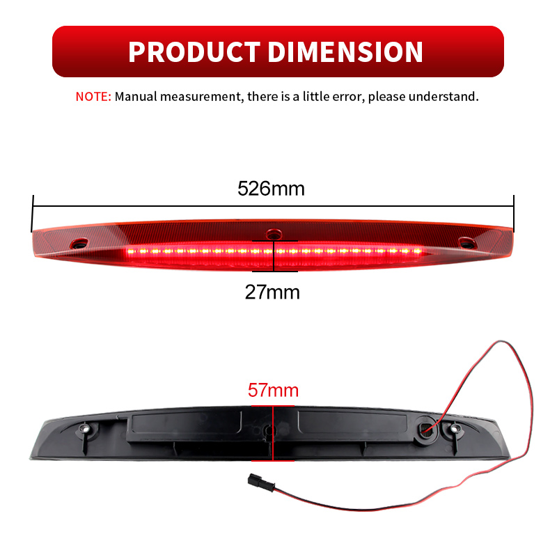 ไฟเบรกดวงที่สามแบบ LED 1 ชิ้น  - Tech Computer Accessories บทวิจารณ์และราคา