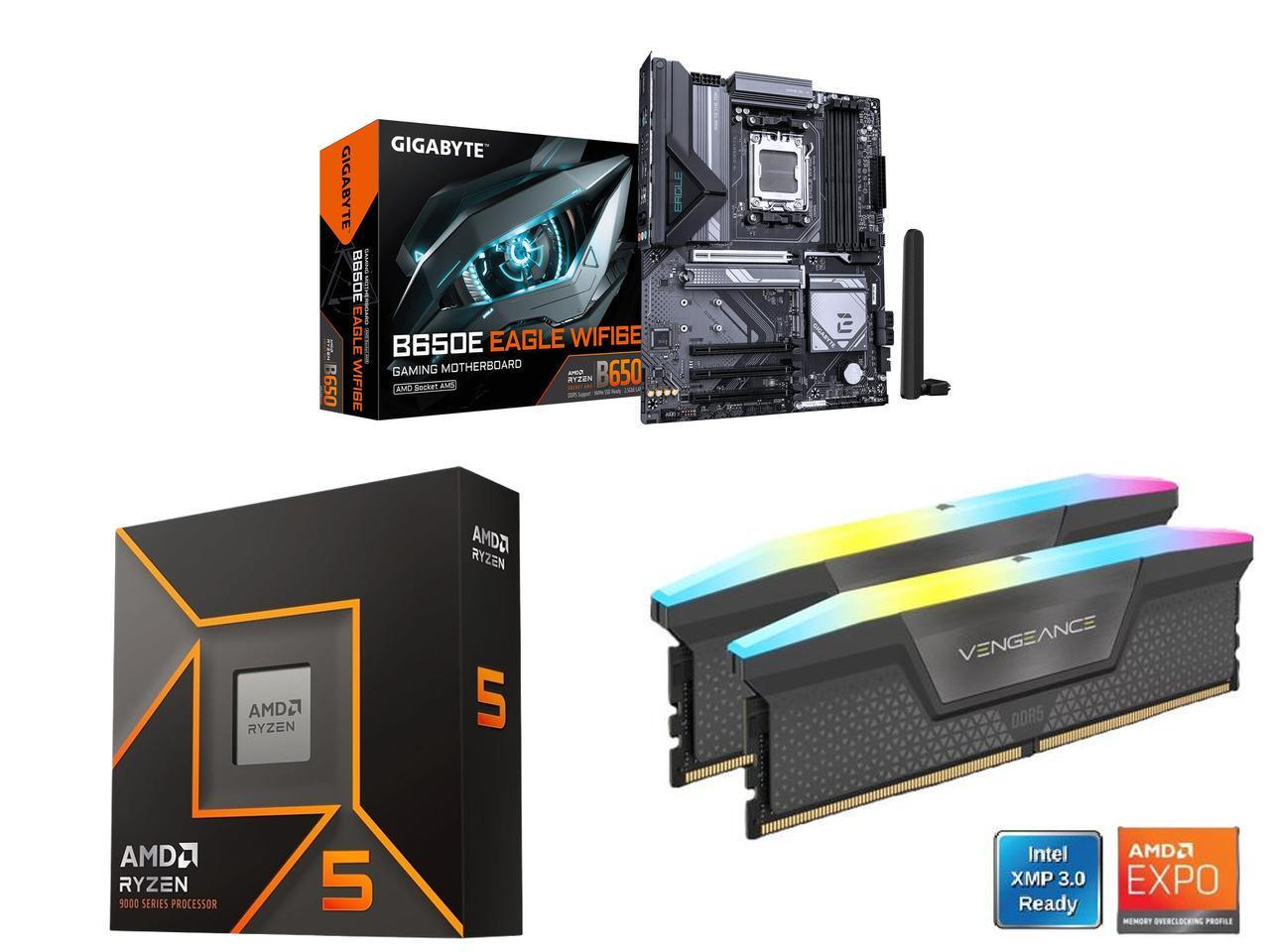 เมนบอร์ด GIGABYTE B650E EAGLE  - Corsair Ram Vengeance 16Gb บทวิจารณ์และราคา