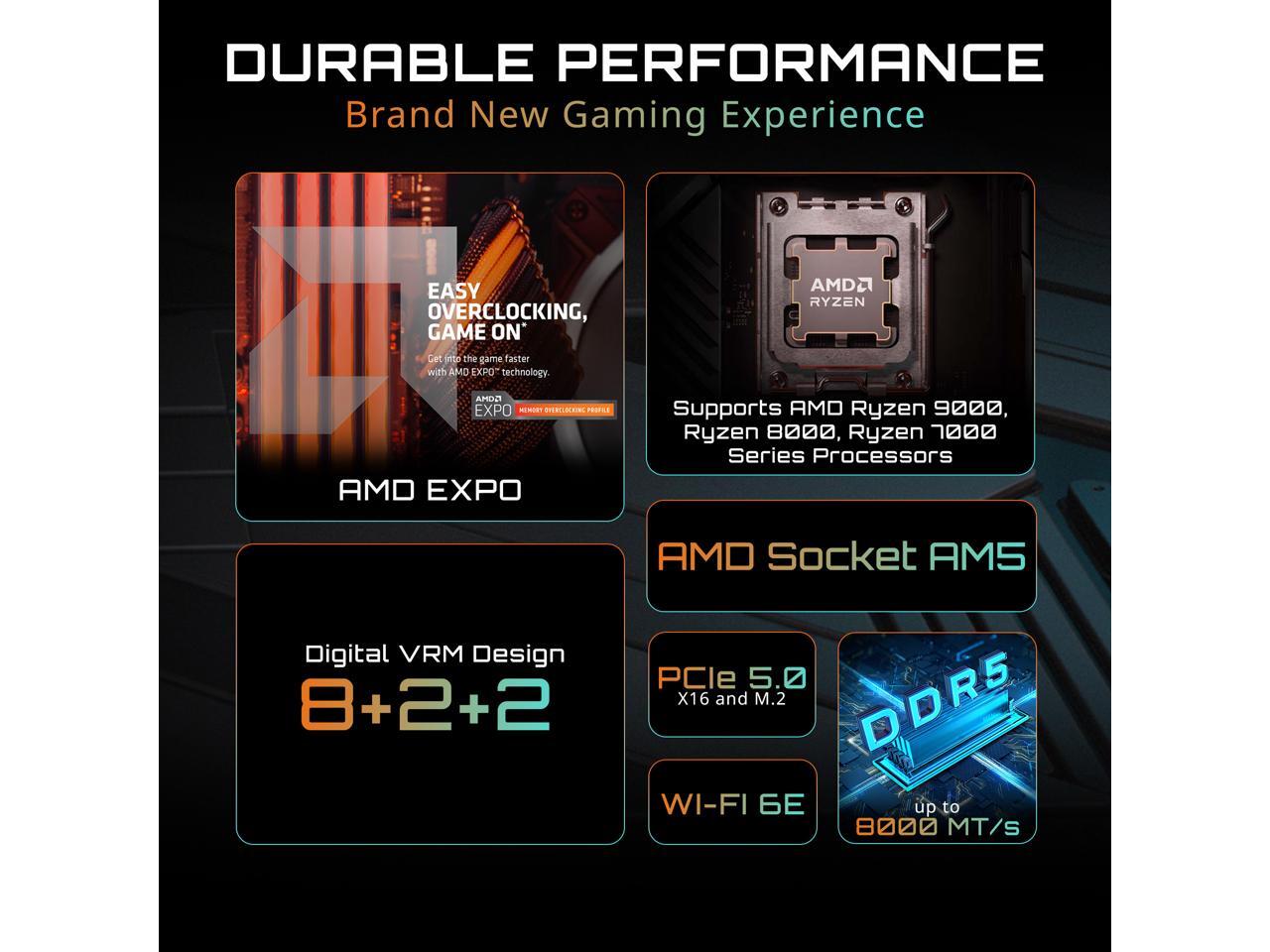 เมนบอร์ด GIGABYTE B650E EAGLE  - Corsair Ram Vengeance 16Gb บทวิจารณ์และราคา